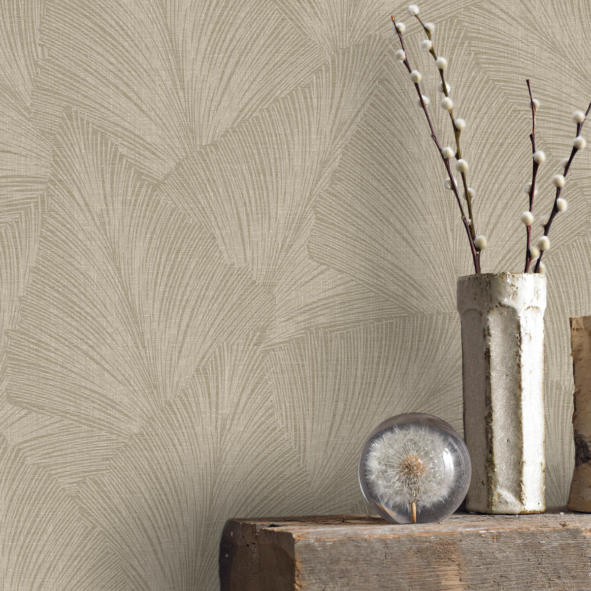 VLIESTAPETE - Maya goldener Sand - Goldfarben, Papier/Kunststoff (52/1000cm) - Superfresco Easy