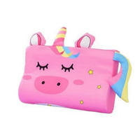 KINDERKOPFKISSEN Einhorn 50 x 30 cm - Pink, Textil (30/50cm)