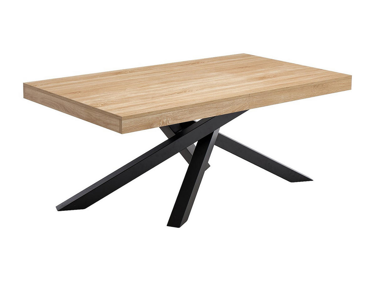 ESSTISCH - 6 Personen, 8 Personen, 10 Personen, 12 Personen - holz - naturfarben hell Catonav - Naturfarben, Holz/Metall (100/180/76cm) - Vente-Unique