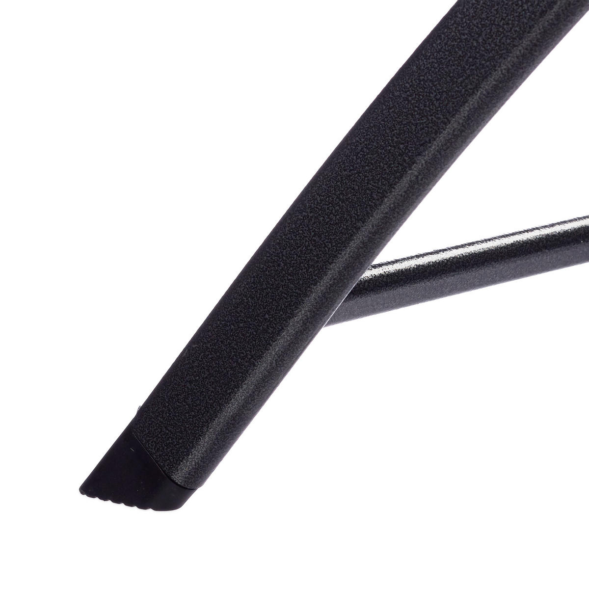 2XBARHOCKER - Schwarz, Kunststoff/Metall (44/115/63cm) - Relaxdays