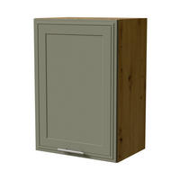HÄNGESCHRANK Salo W2/50 Eiche Artisan / Reed Green Matt 50 / 32,5 / 72cm - Eiche Artisan/Grün, Holz/Holzwerkstoff (50/72/32.5cm) - Feldmann-Wohnen