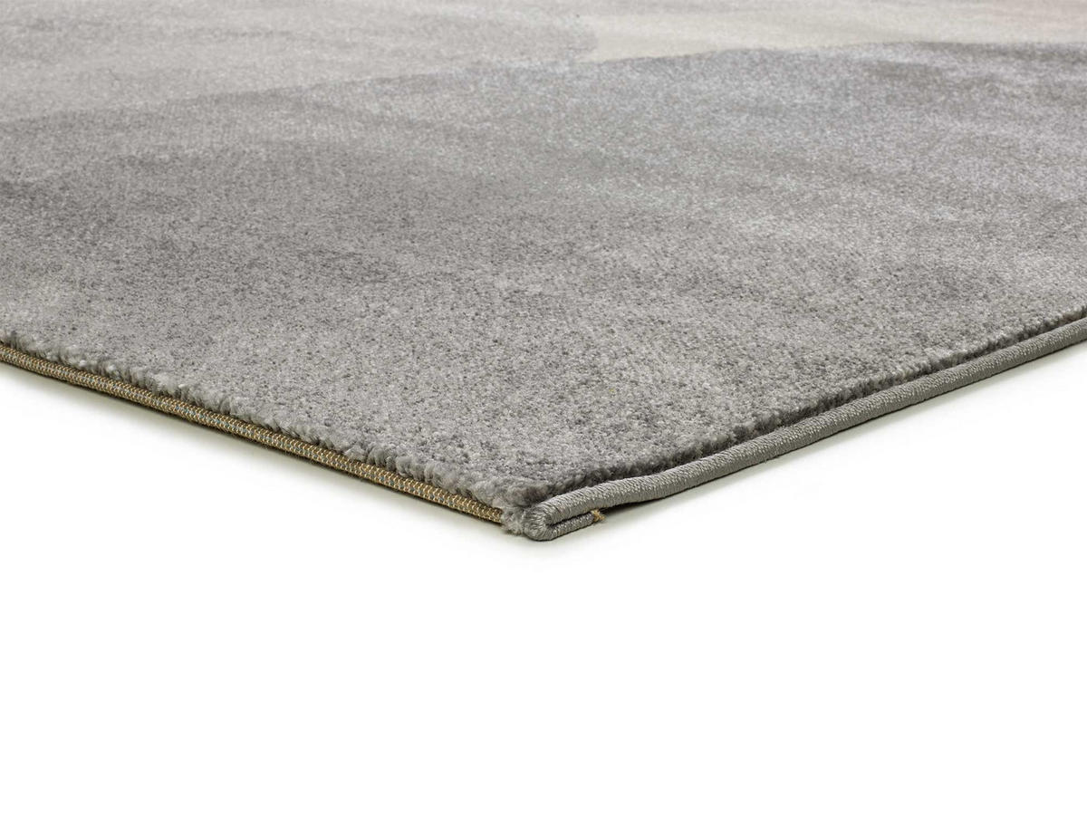 WEBTEPPICH mit geometrischem Muster Grau Monic 140/200 cm - Grau, Naturmaterialien/Textil (140/200cm) - Atticgo