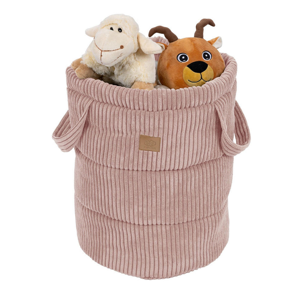 SPIELZEUGKORB, Aesthetic, Puderrosa - Pink, Textil (39/50cm) - MeowBaby