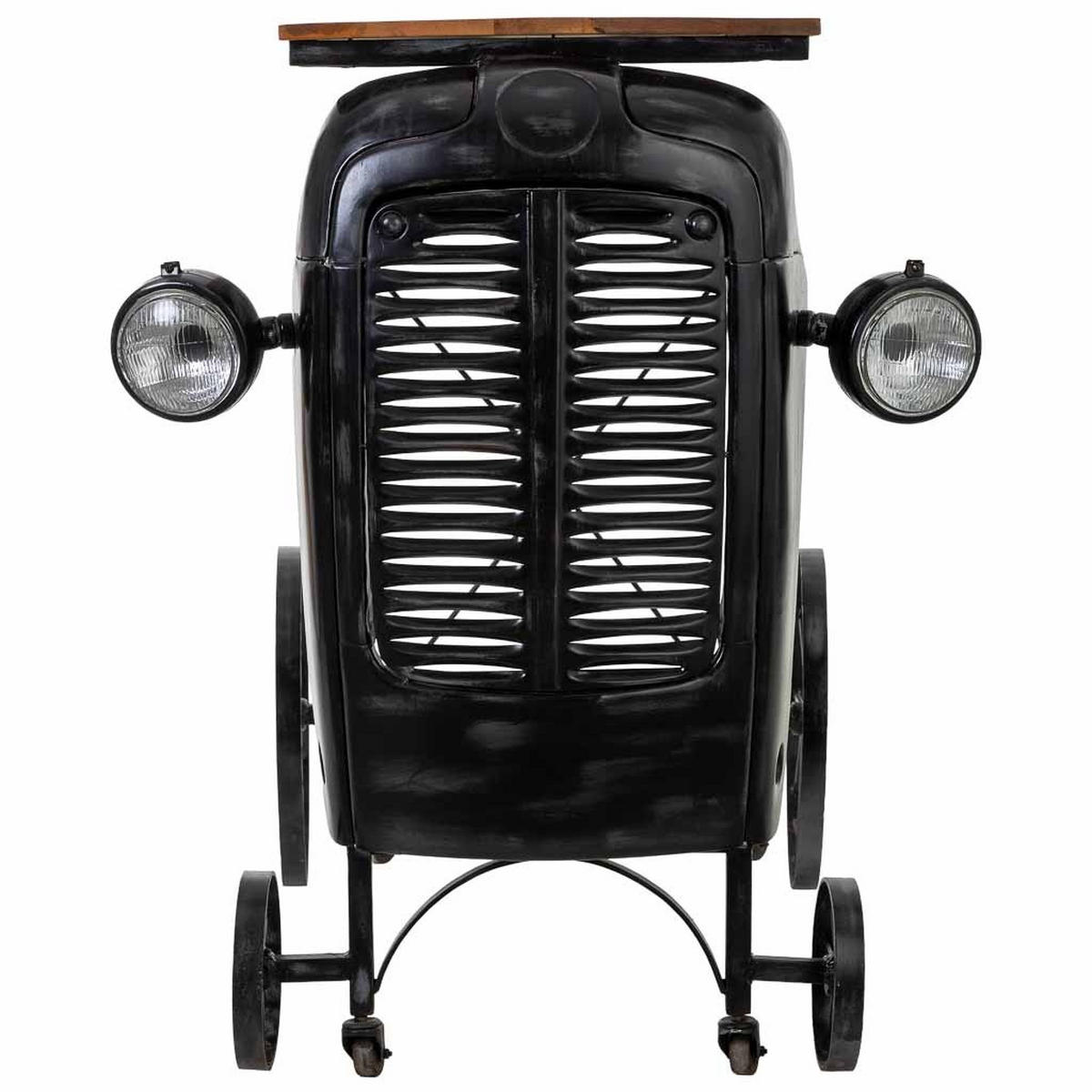 KONSOLENTISCH, 117x71x107cm - Schwarz, Metall (71.12/116.84/106.68cm) - Wanderlust