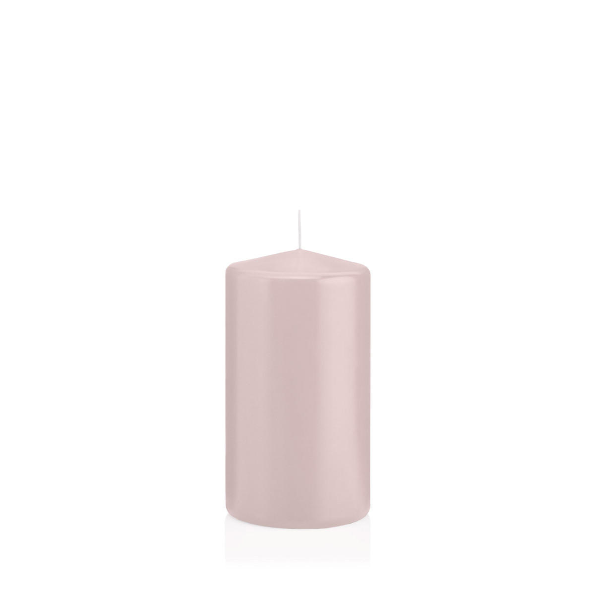 STUMPENKERZEN Rosé Ø 68 x 130 mm, 12 Stück - Rosa, Paraffin (7/13cm) - Wiedemann Kerzen