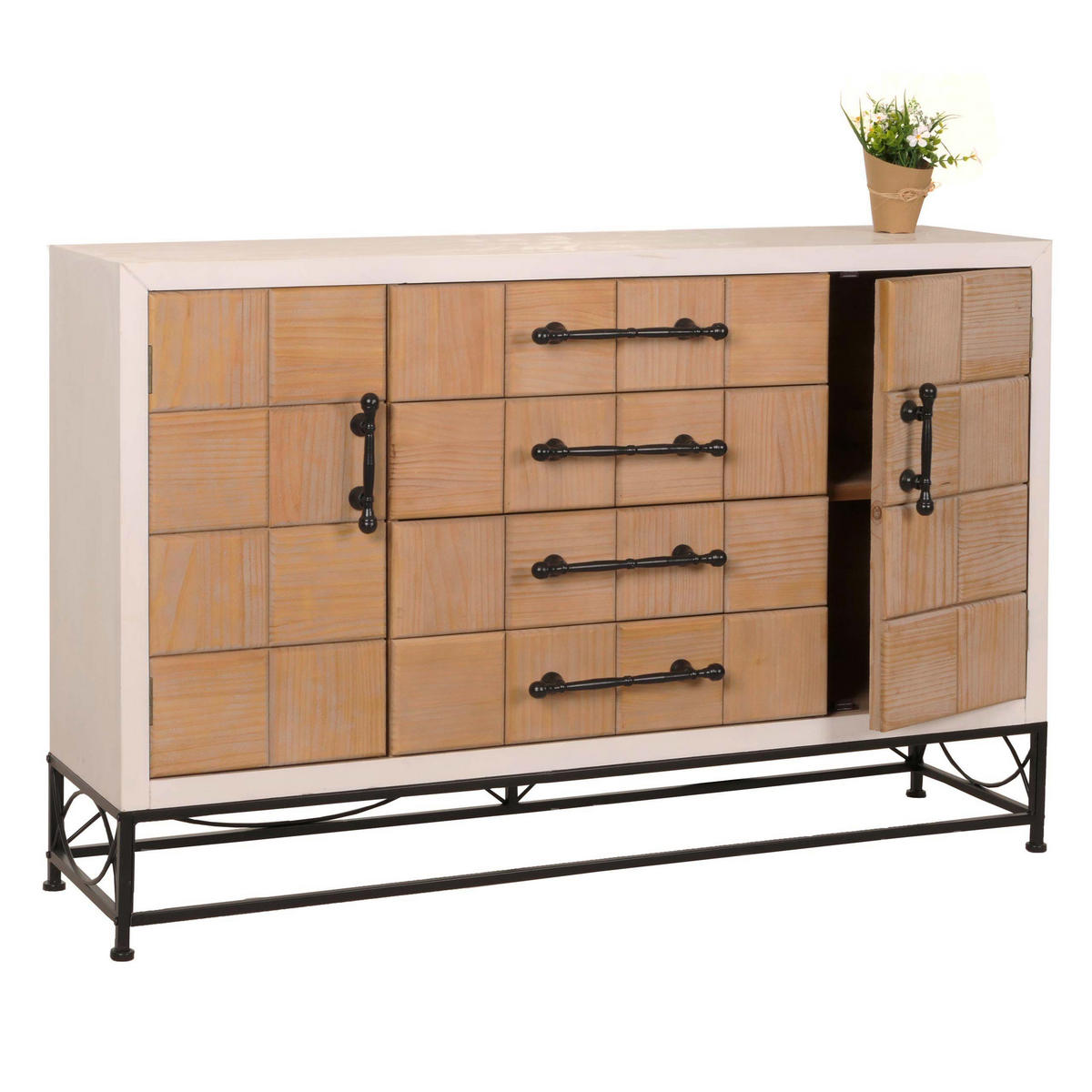 KOMMODE Braun - Braun, Holz (140/92/42cm) - MCW
