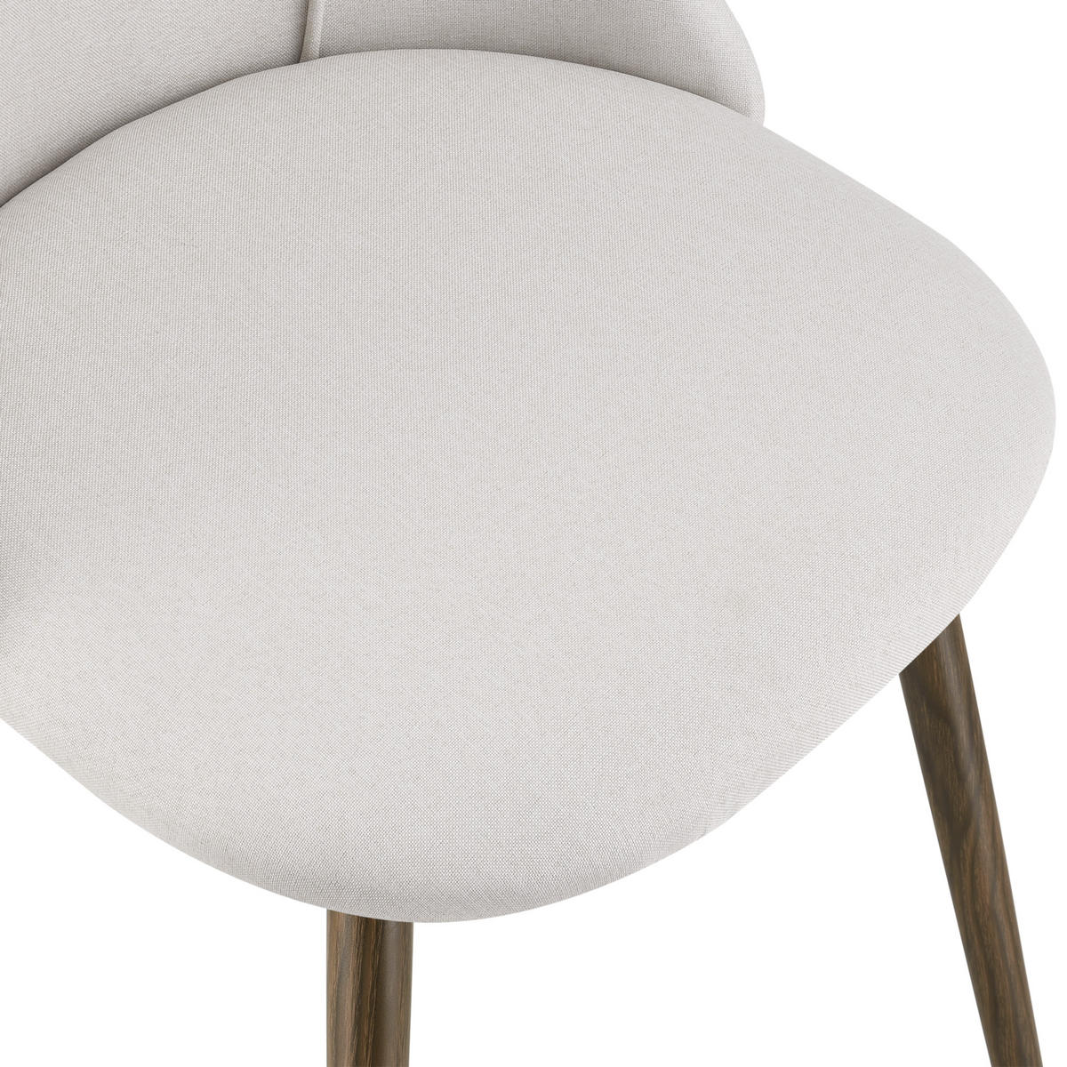 POLSTERSTUHL-SET 2 TLG. Danzig - Beige, Textil (50/83/53cm) - [en.casa]