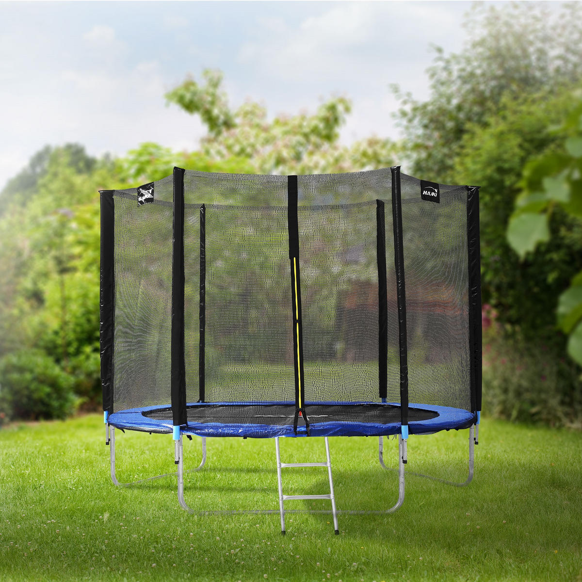 TRAMPOLIN 244 cm blau - Blau, Metall (244/239/244cm) - Hauki