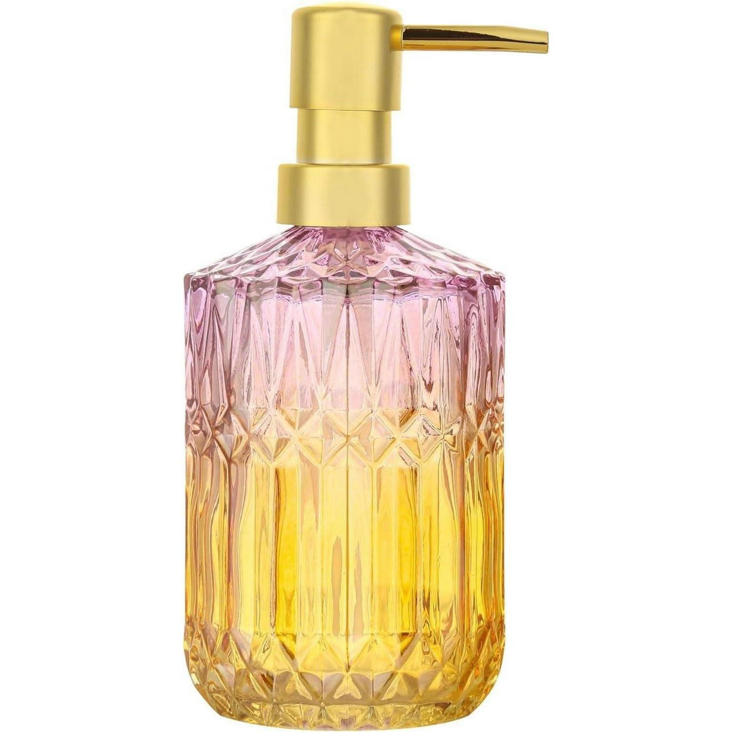 SEIFENSPENDER Glas ViolettOrange - Multicolor, Glas (8/19/8cm)