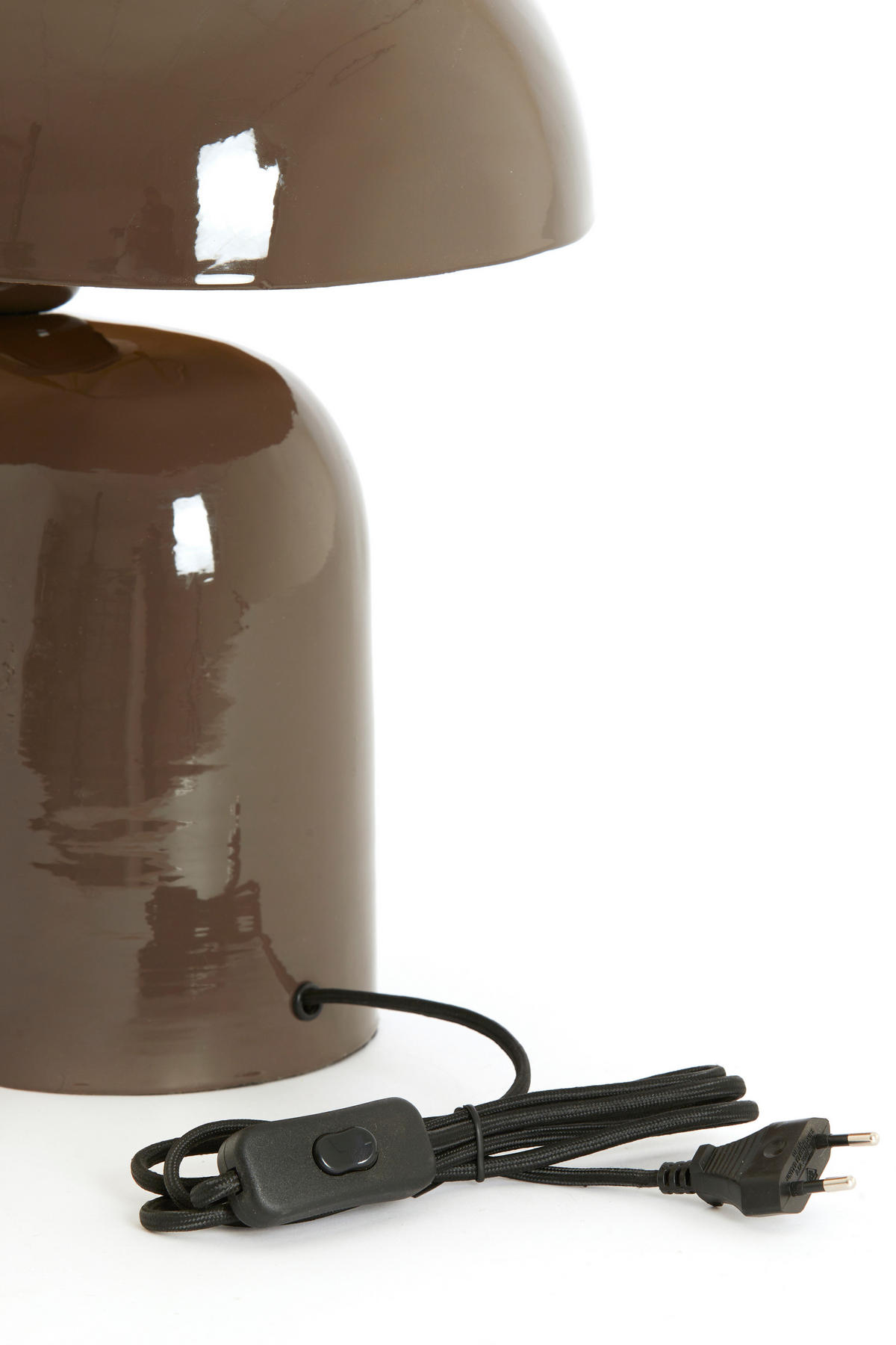 TISCHLAMPE Todd Braun 37/26/37 cm - Dunkelbraun, Metall (37/26/37cm) - Light & Living