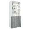VITRINE Granada Avola-Anthrazit - Anthrazit, Holzwerkstoff (50/122.5/34.5cm) - Vladon