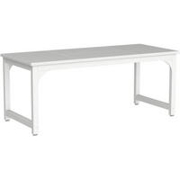 SCHREIBTISCH 180 x 80 x 75 cm Weiß - Weiß, Holzwerkstoff (80/180/75cm)