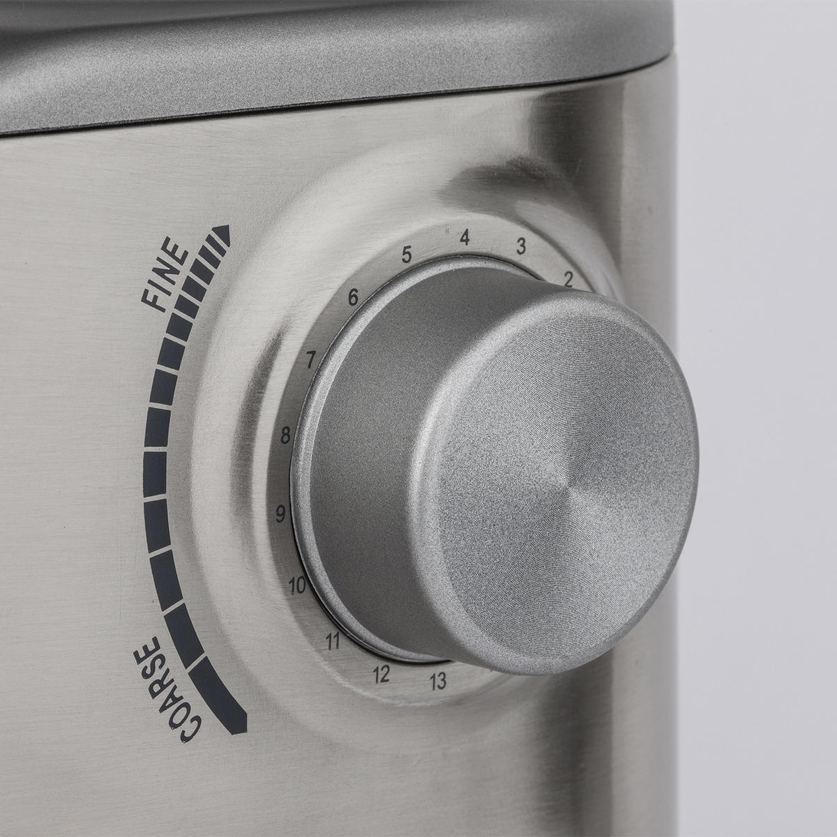 KAFFEEMÜHLE GRD830 Silber - Schwarz, Metall (16.5/39/21cm) - HKoenig