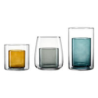 WINDLICHTER-SET Duo bunt - Multicolor, Glas (2/2/2cm) - Ritzenhoff Breker