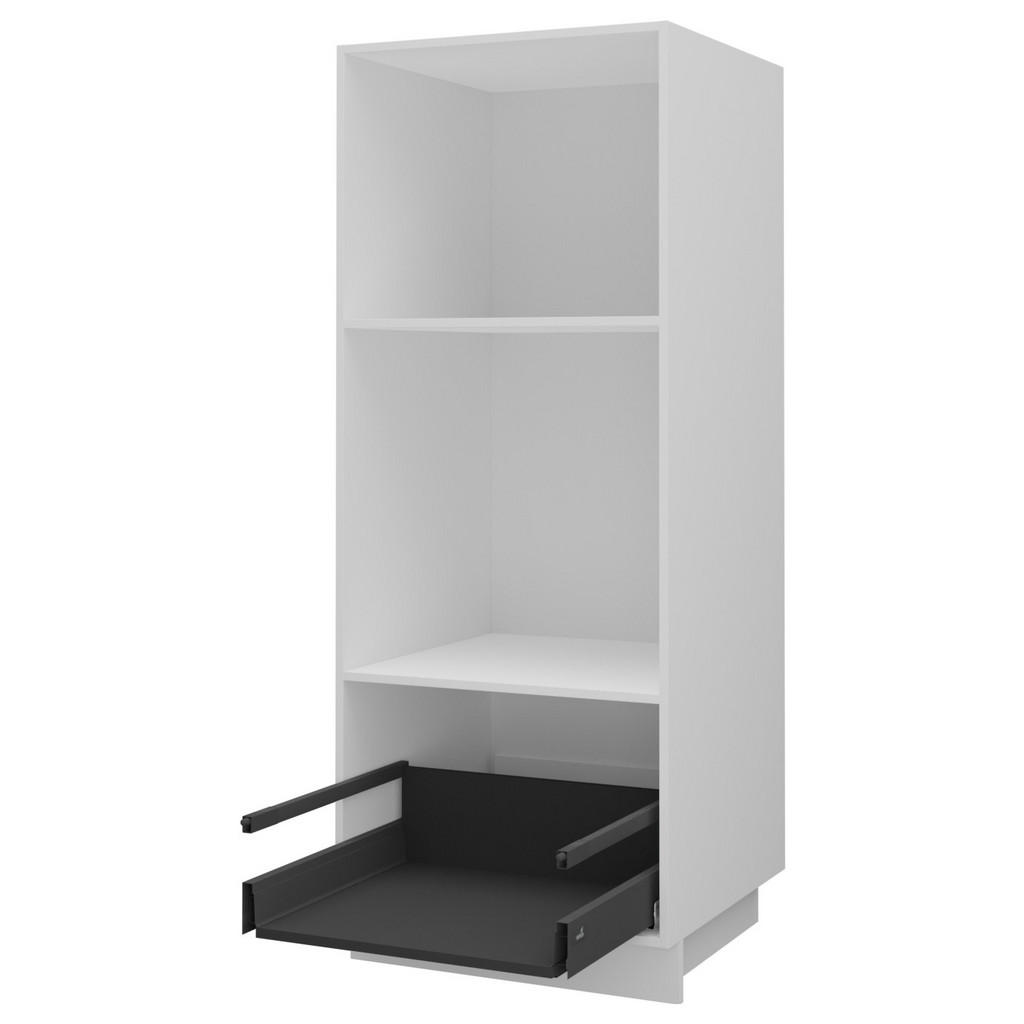 Thumbnail - Feldmann-Wohnen Backofenhochschrank, Weiß, Weiß, Holz, 1 Schubladen, Rechteckig, 60x154x59 cm, Küchen, Küchenmöbel, Küch...