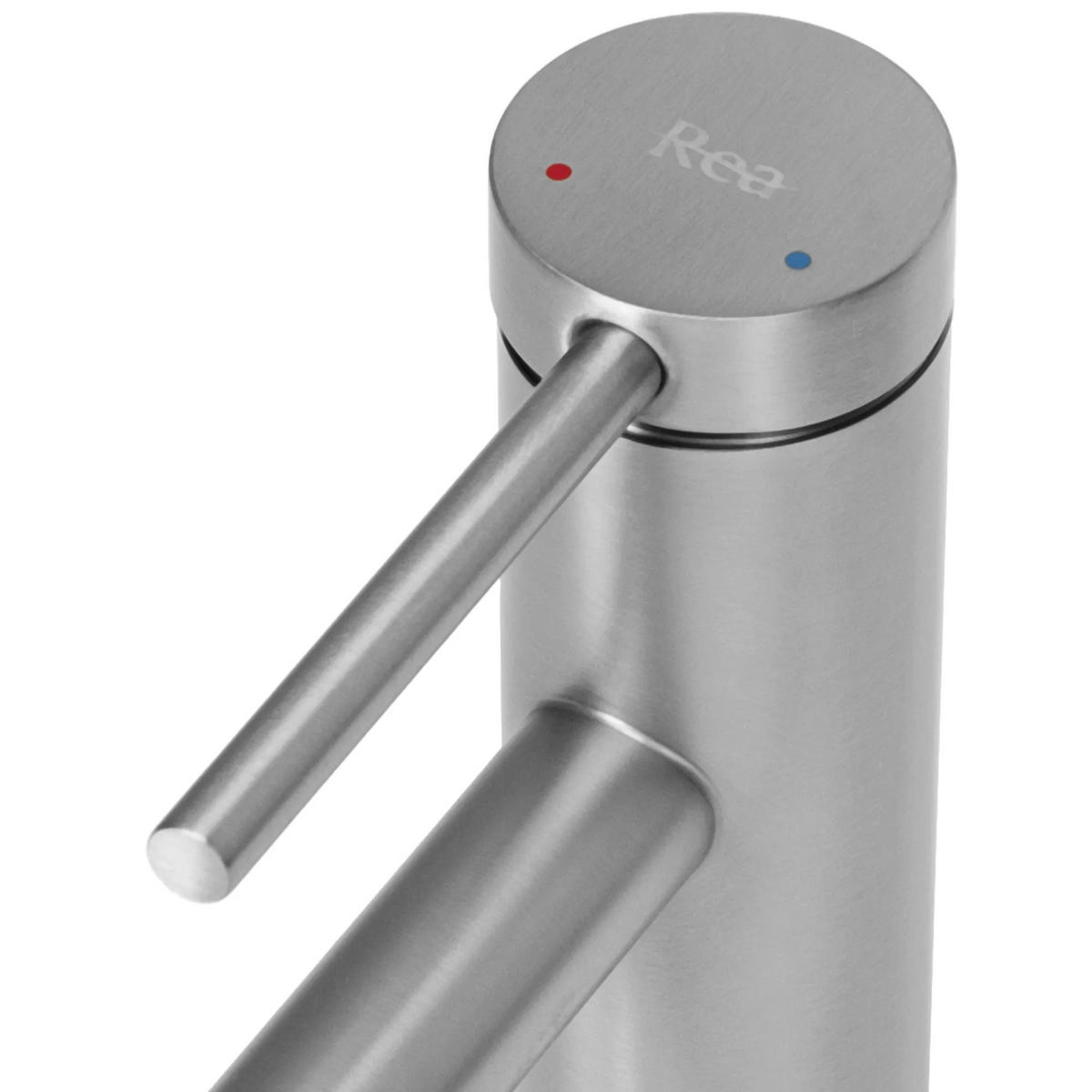 WASCHBECKENARMATUR Rea Foss Nickel Brush Low - Nickelfarben, Metall (4/20.5/16cm) - REA