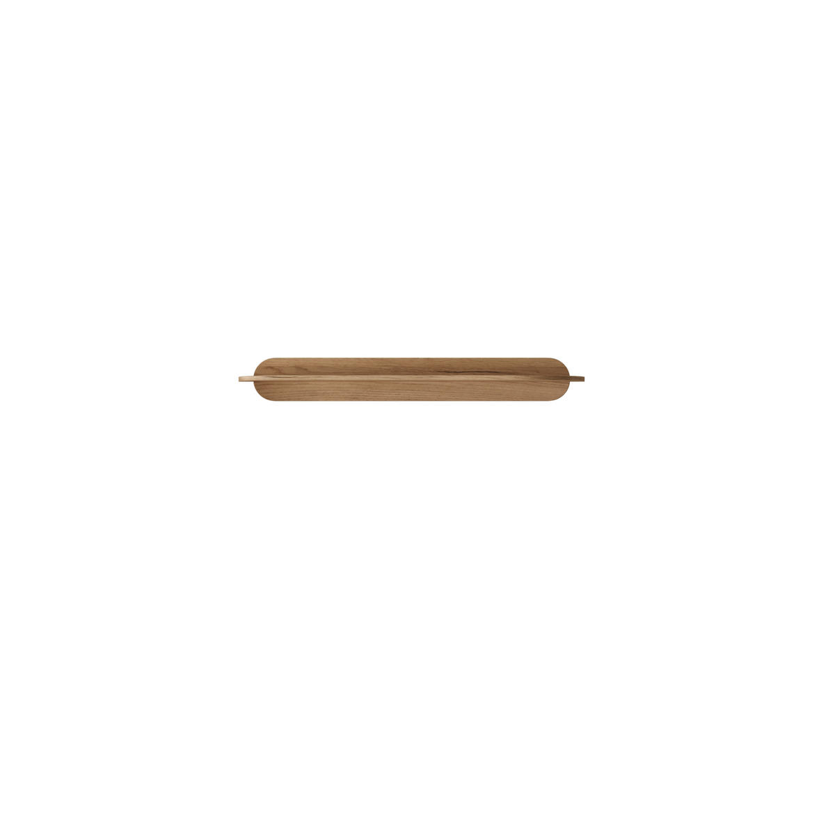 WOHNWAND in Weiß und Naturfarben mit Türen und Wandboard für Wohnzimmer, B170/T40/H50 cm - Weiß/Naturfarben, Holz/Holzwerkstoff (170/100/40cm) - STILVORA