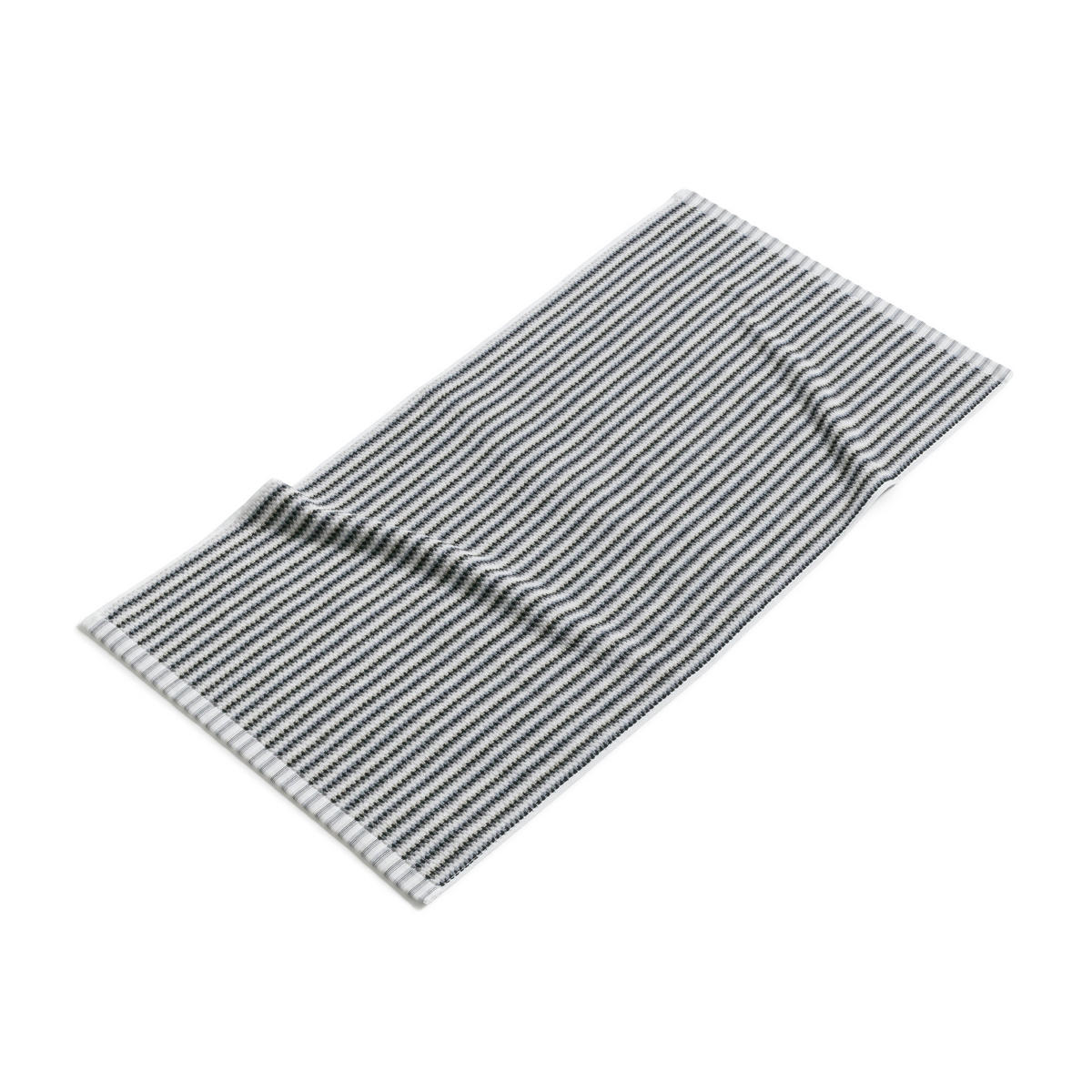 HANDTUCH BLISS - Silberfarben/Schwarz, Textil (50/100cm) - MÖVE