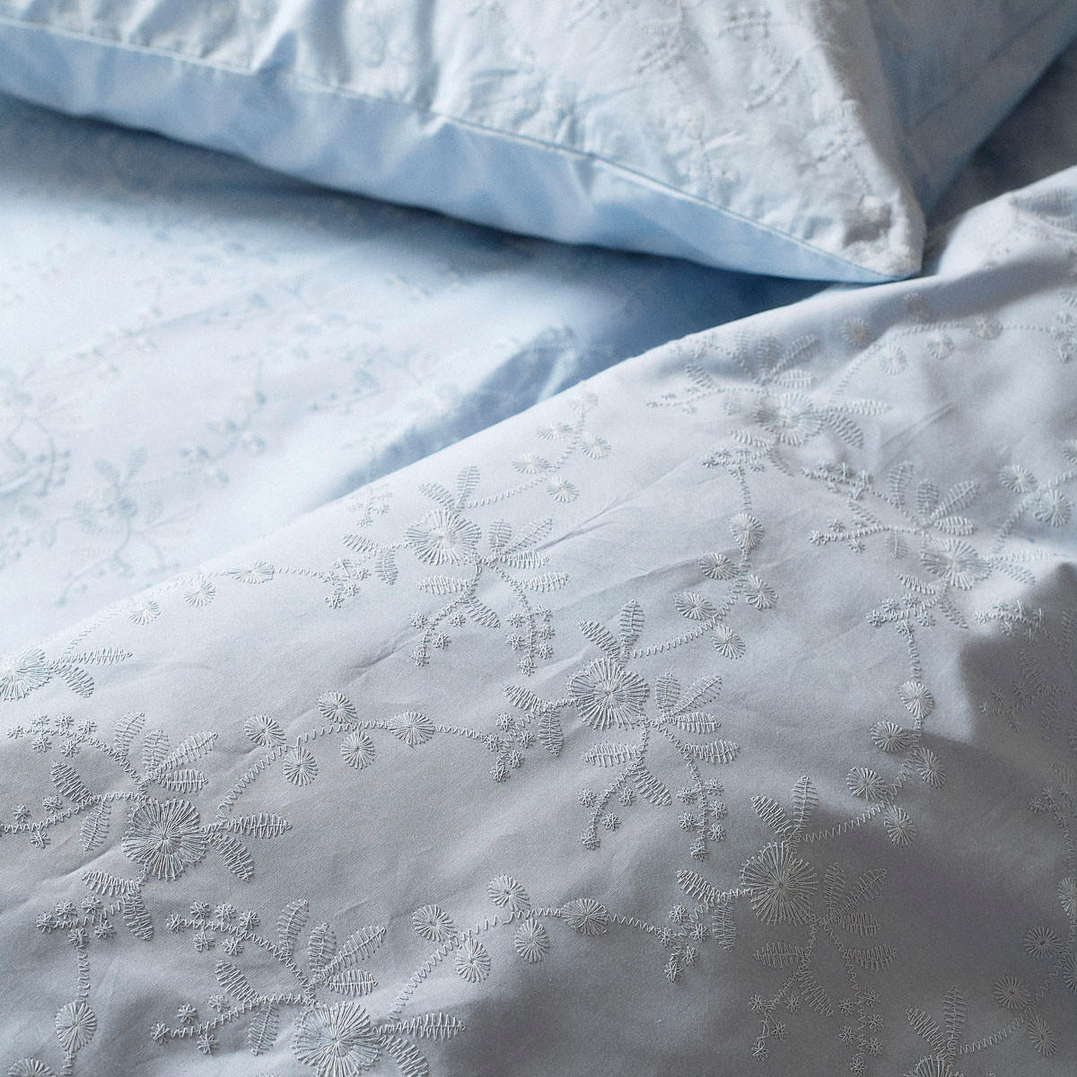 BETTWÄSCHE Lilith blau 160/200 cm - Blau, Textil (160/200cm) - Homla