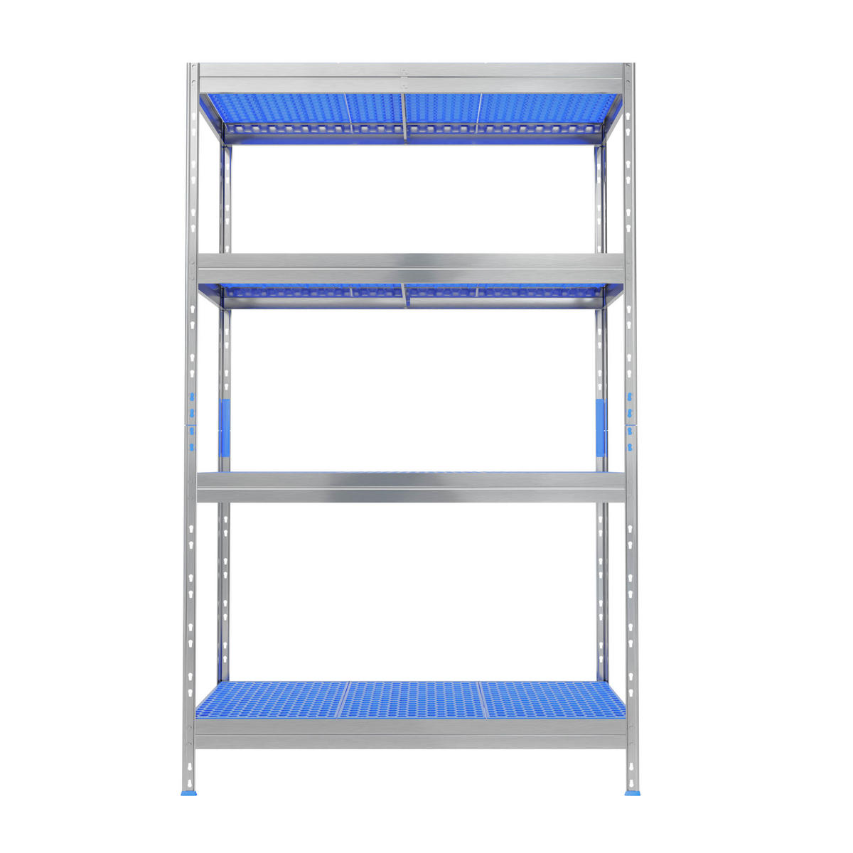 LEBENSMITTELREGAL 180x110x50 KunststoffB - Zinkfarben, Metall (110/180/50cm) - AR Shelving