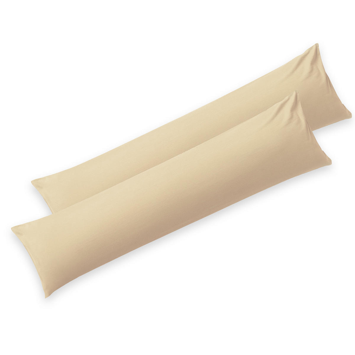 KISSENBEZUG Agneta 40/40 cm, 2er-Set, 100% Baumwolle, Beige - Beige, Textil (145/40cm) - Blumtal