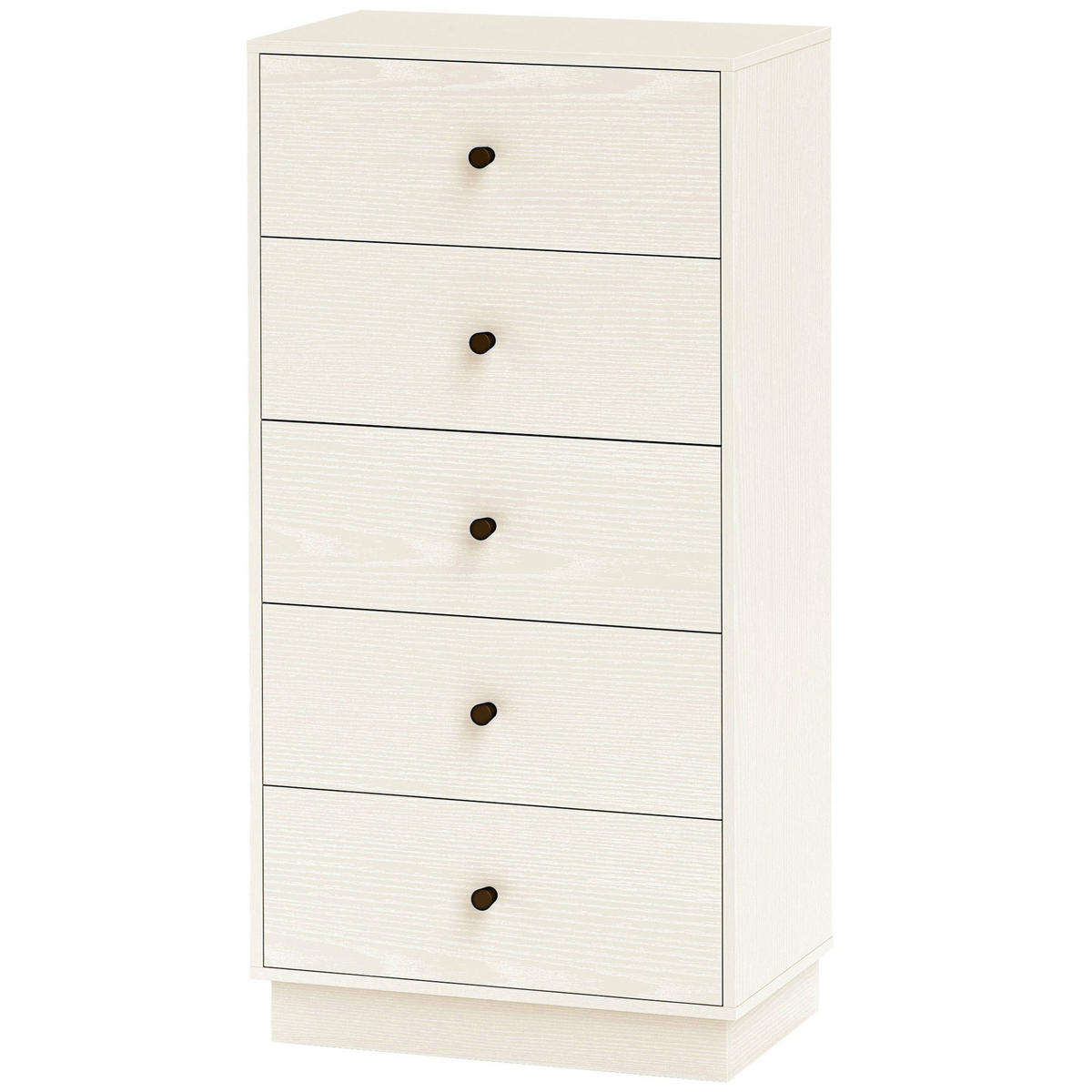 KOMMODE Creme 47/29/95 cm - Creme, Holzwerkstoff (47/95/29cm) - PANGIVO
