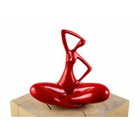 SKULPTUR Rot 25/28 cm - Rot, Stein (0.92/28/13cm) - KUNSTLOFT