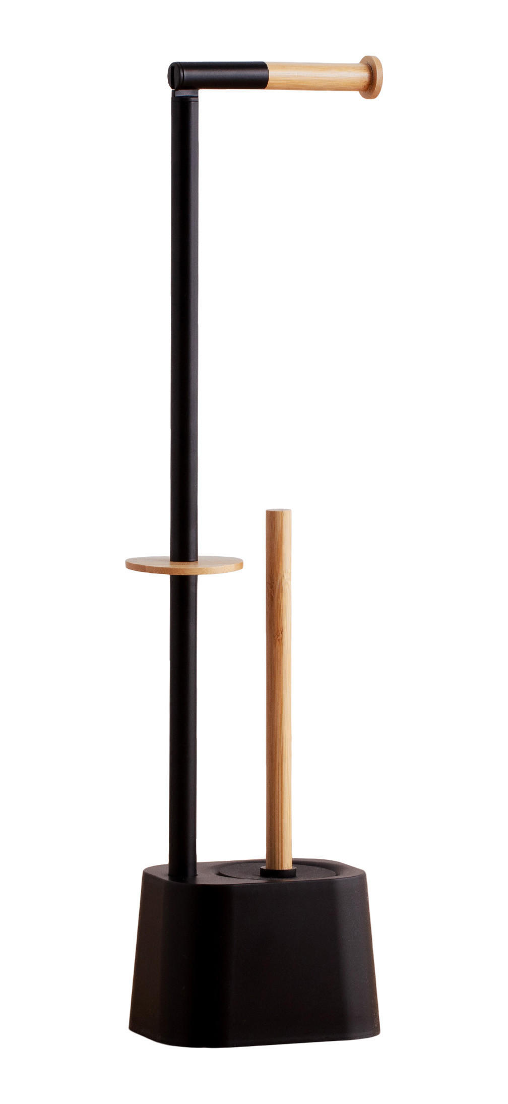 HALTER MIT TOILETTENBÜRSTE Neroli - Schwarz, Metall (13/66.5/16cm) - home&you