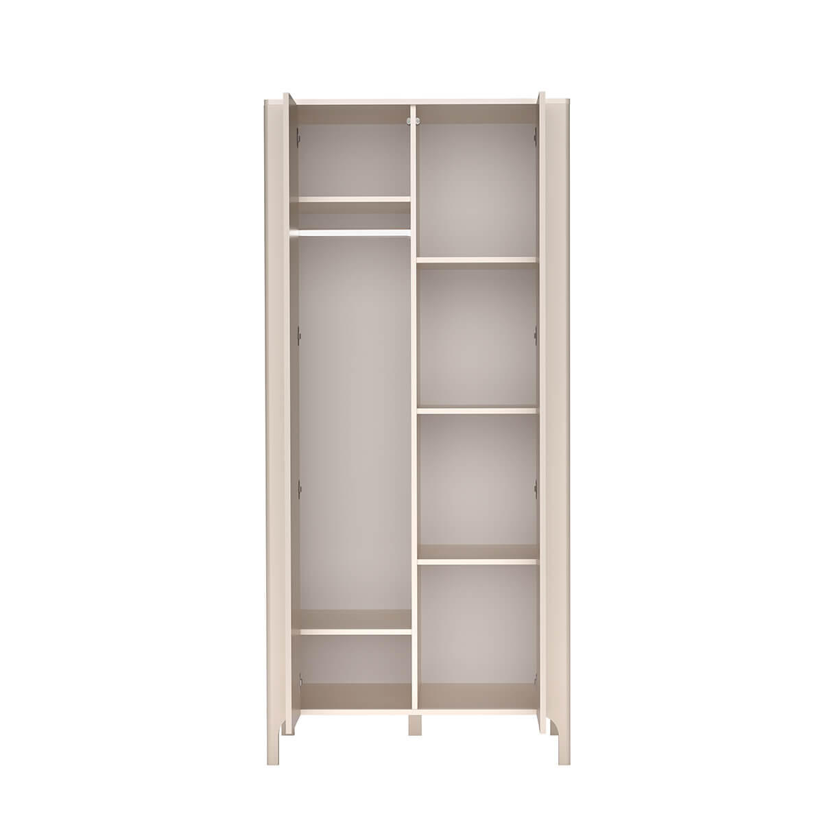 KLEIDERSCHRANK Malumi MM-7 90 x 197 x 54,5 cm Kaschmir - Kaschmir, Holzwerkstoff (90/197/54.5cm) - Koseto