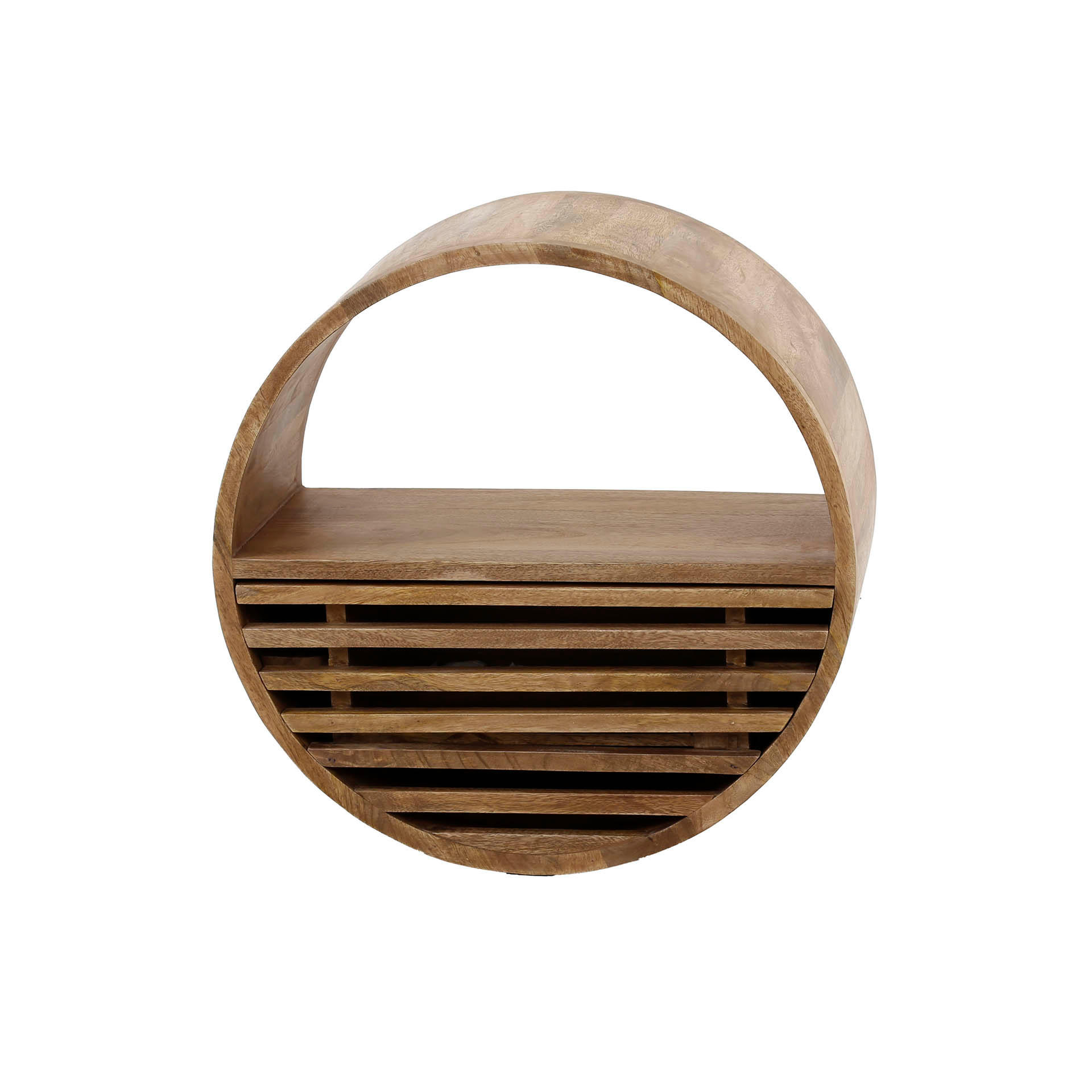 Hoyz Collection Wandregal Braun 50x50x25 cm