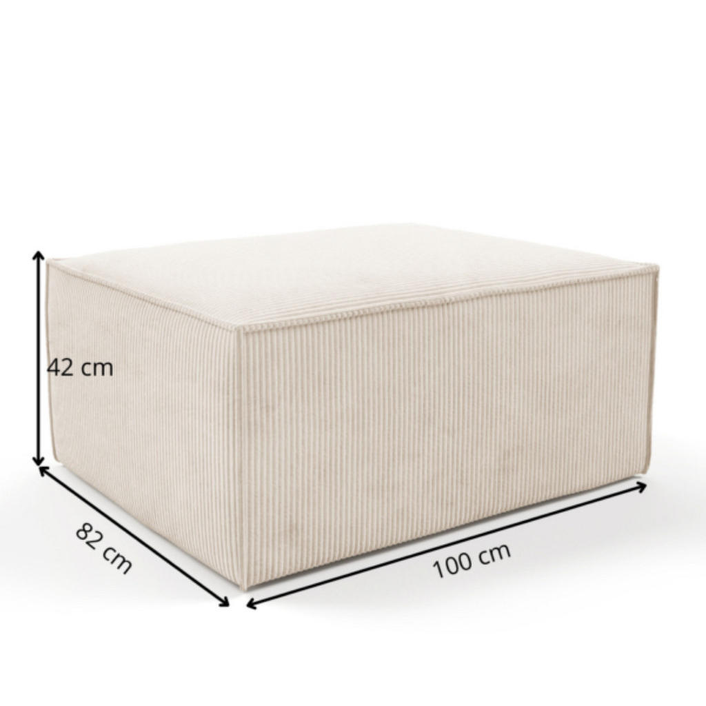 Thumbnail - Bettso Pouf, Grün, Holzwerkstoff, 100x42x82 cm, Wohnzimmer, Hocker, Poufs