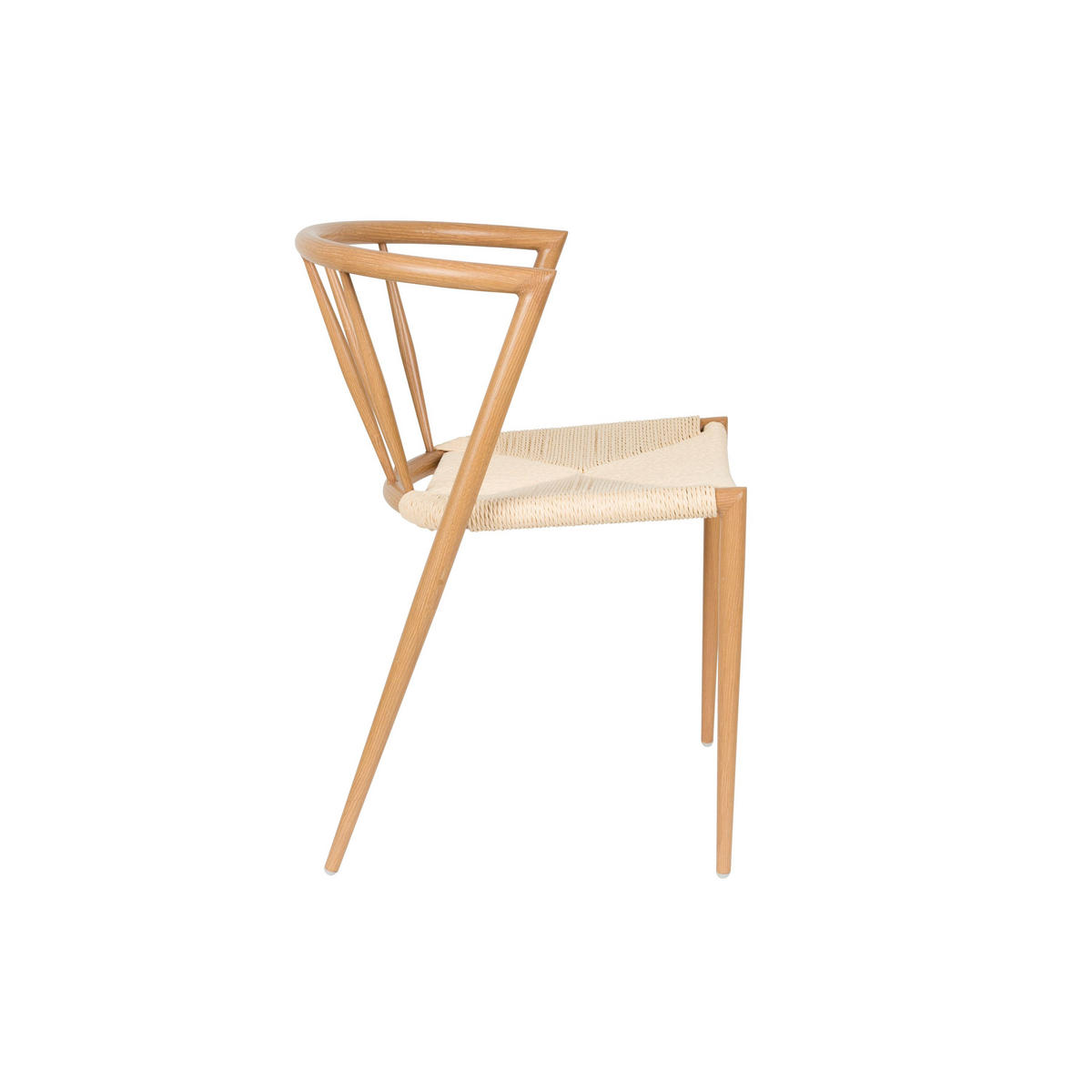 ESSZIMMERSTUHL Che Naturel - 2 er Set - Hellbraun/Beige, Metall (52/70/46cm) - Housecraft Living