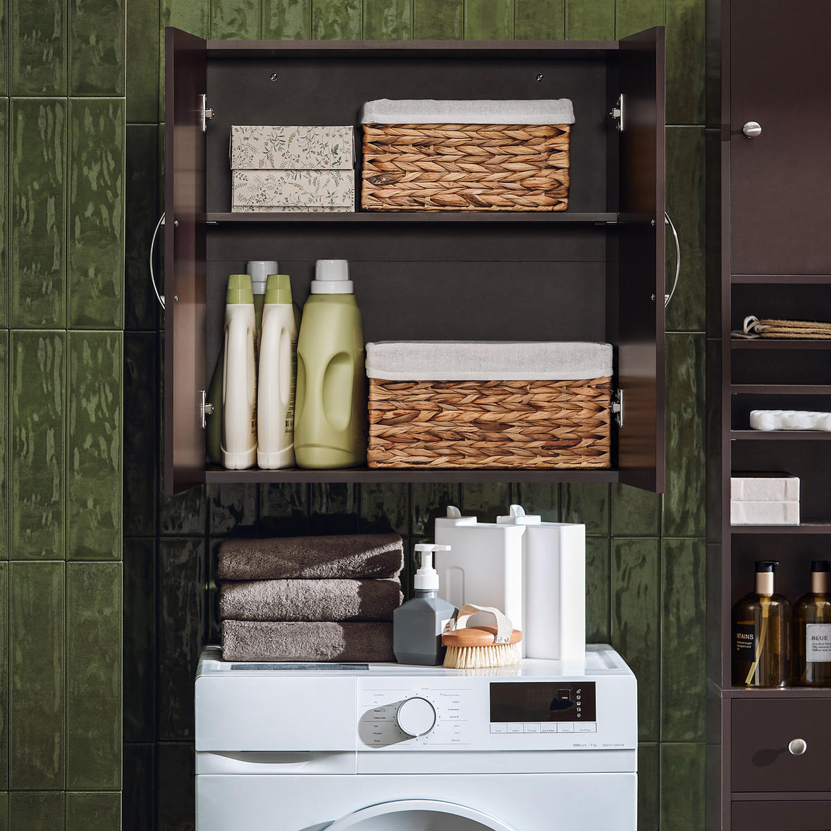 HÄNGESCHRANK Braun - Braun, Holzwerkstoff (60/60/30cm) - SoBuy