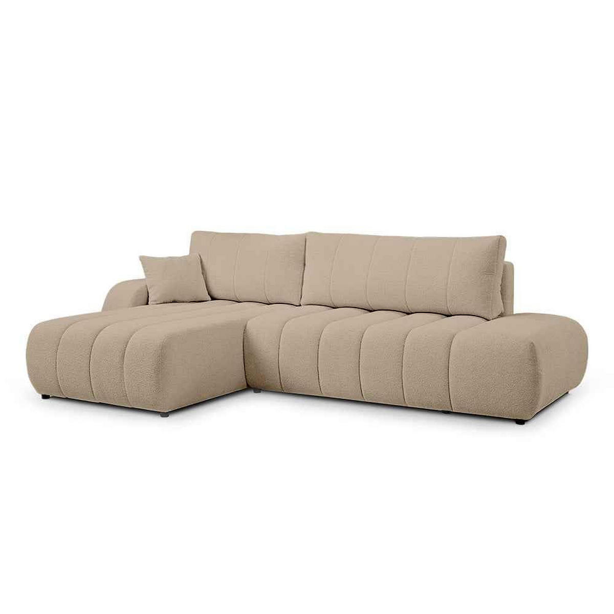 ECKSOFA BALOA Beige - Beige, Textil (276/88/176cm) - Pillovely