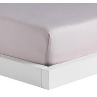 SPANNBETTTUCH Satinette - Hellrosa, Textil (180/200cm) - home&you