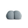 POUF Loretto aus strukturiertem Stoff pastellblau - Pastellblau, Textil (90/40/90cm) - Cosmopolitan Design