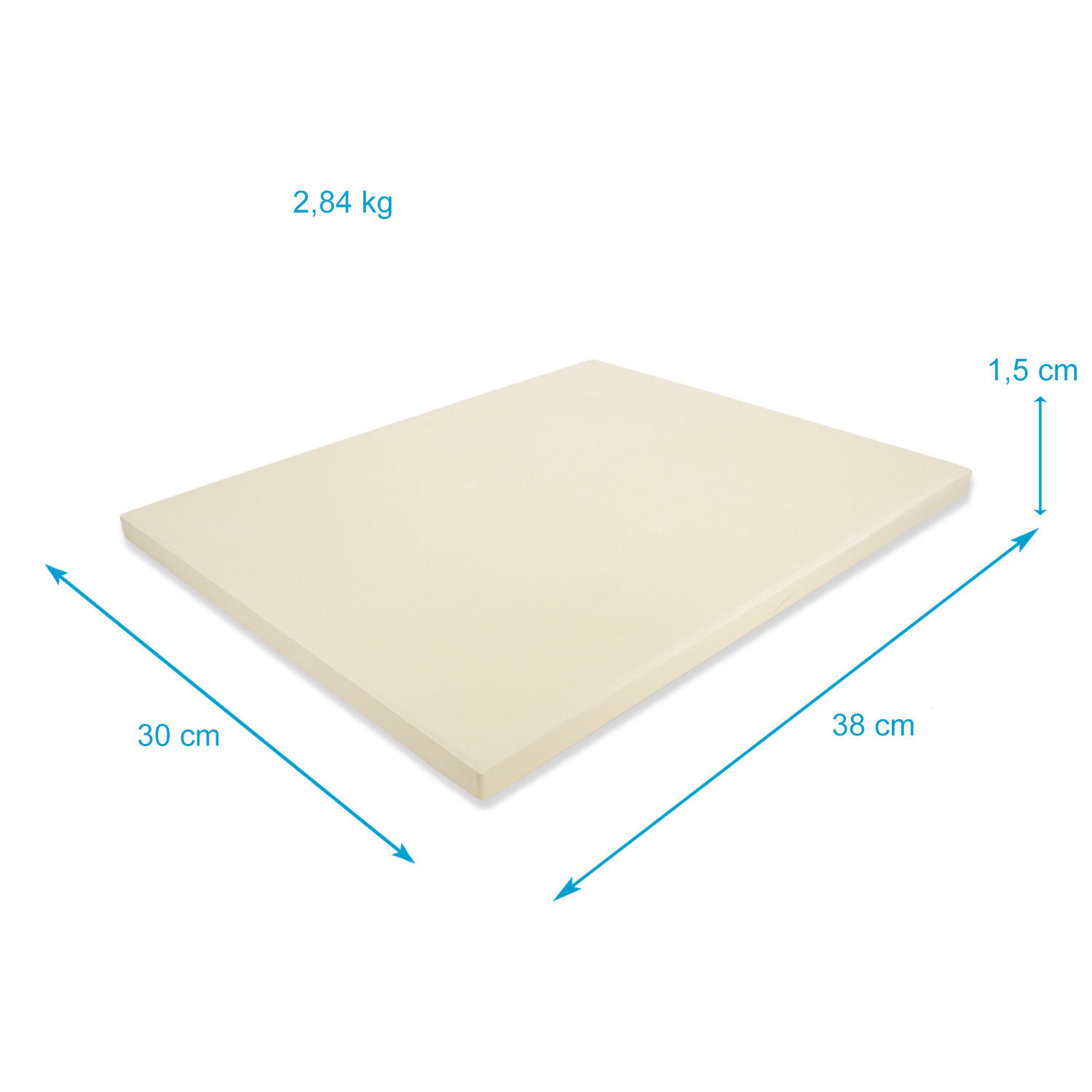PIZZA BACKSTEIN - Beige, Stein (30/1.5/38cm) - Intirilife