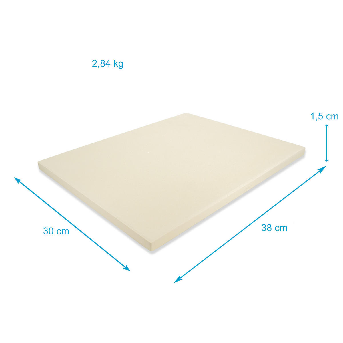 PIZZA BACKSTEIN - Beige, Stein (30/1.5/38cm) - Intirilife