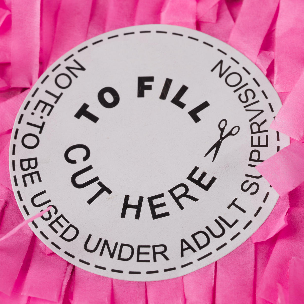 PINATA - Multicolor, Papier (35.5/50.5/7.5cm) - Relaxdays