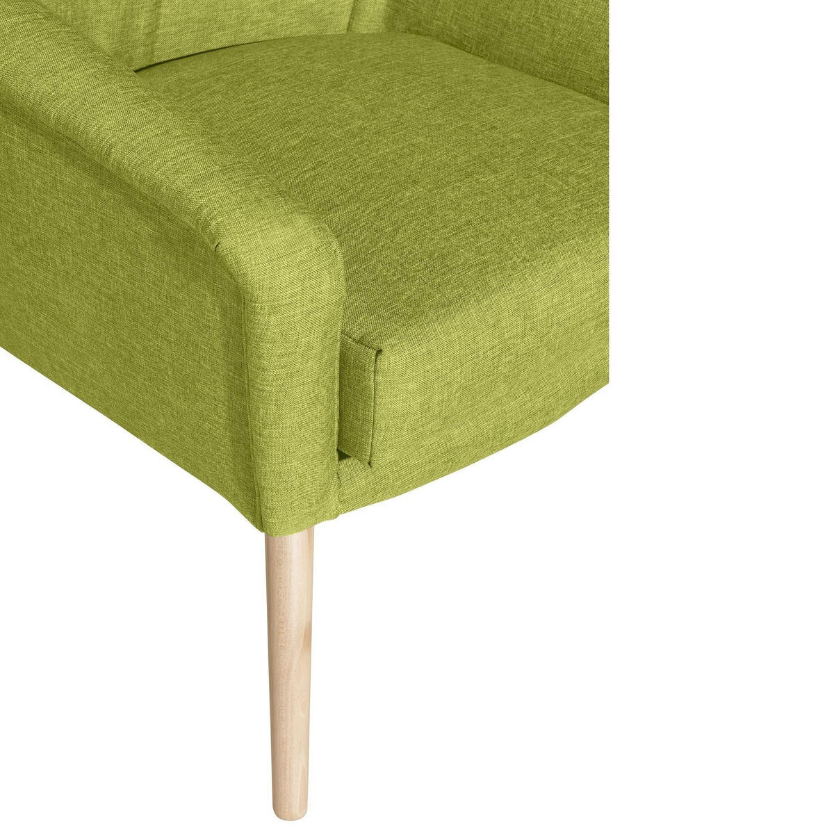 SESSEL Kachka Bezug Flachgewebe Buche natur / apfel - Grün, Kunststoff (67/81/71cm) - 58aufmkessel