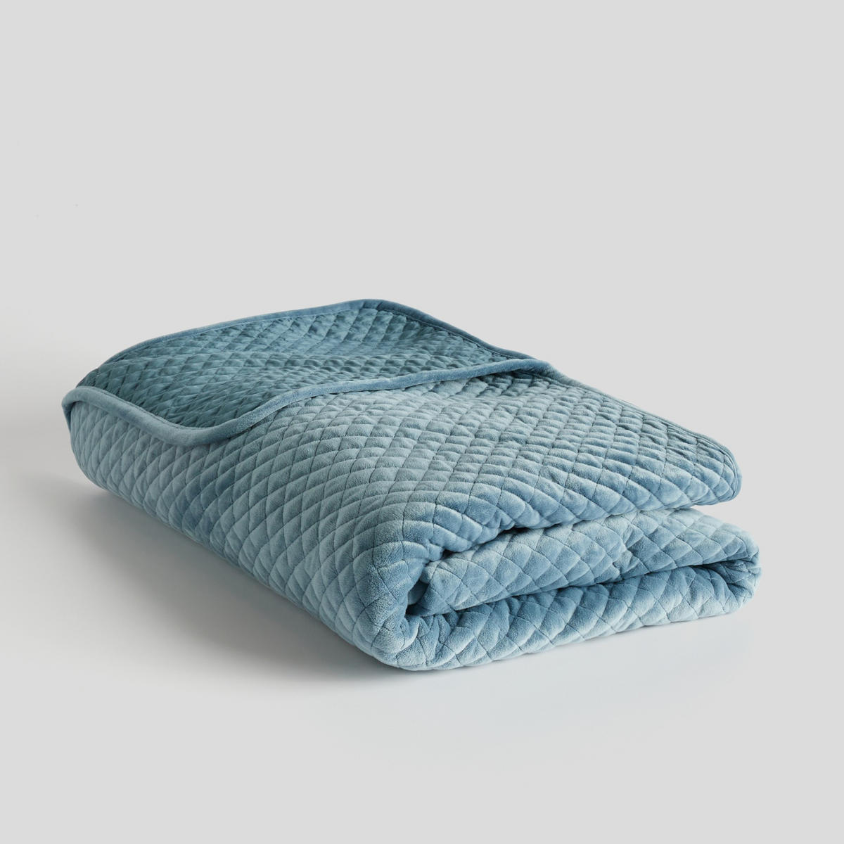 TAGESDECKE Plums - Hellblau, Textil (200/220cm) - home&you