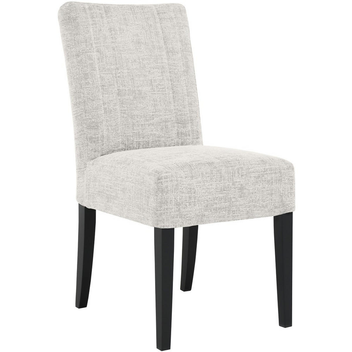 STUHL FREYA mit schwarzen Holzbeinen, Polsterstuhl, Beige - Beige/Schwarz, Holz (47/94/42cm) - Beautysofa