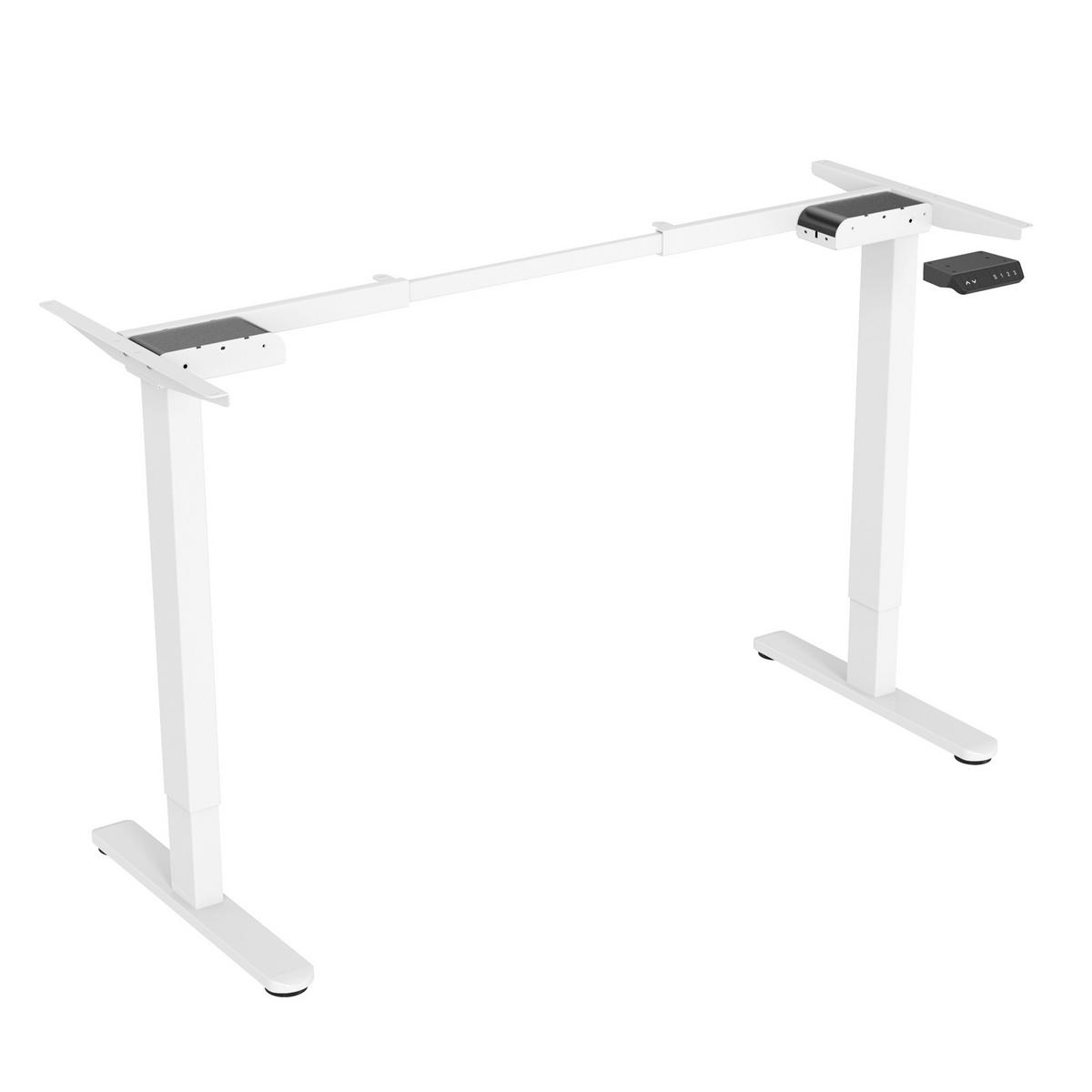 SCHREIBTISCHGESTELL Dobon Weiß - Weiß, Metall (58.5/140/120cm) - SVITA