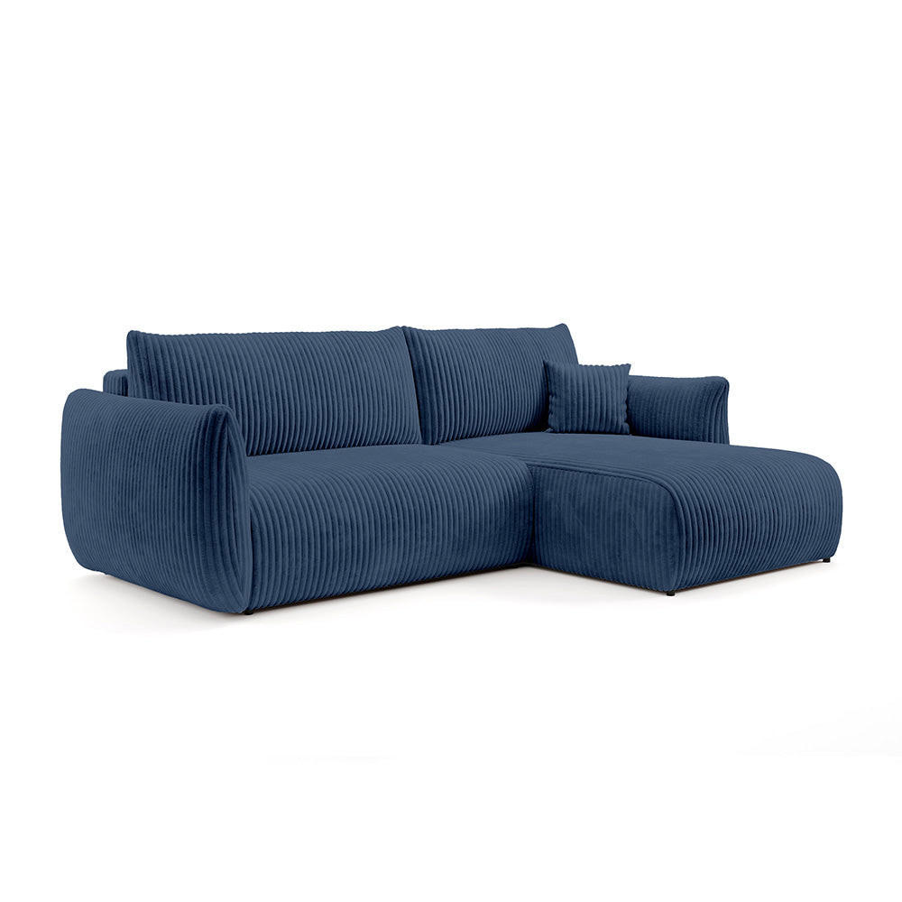 Pillovely Ecksofa Mehrfarbig 257x88x177 cm
