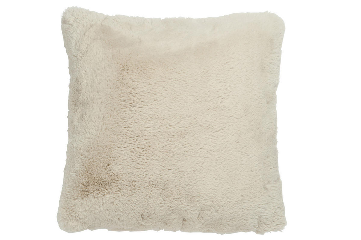 KISSEN CUTIE - Plüsch - Beige - Beige, Textil (45/45cm) - J-Line