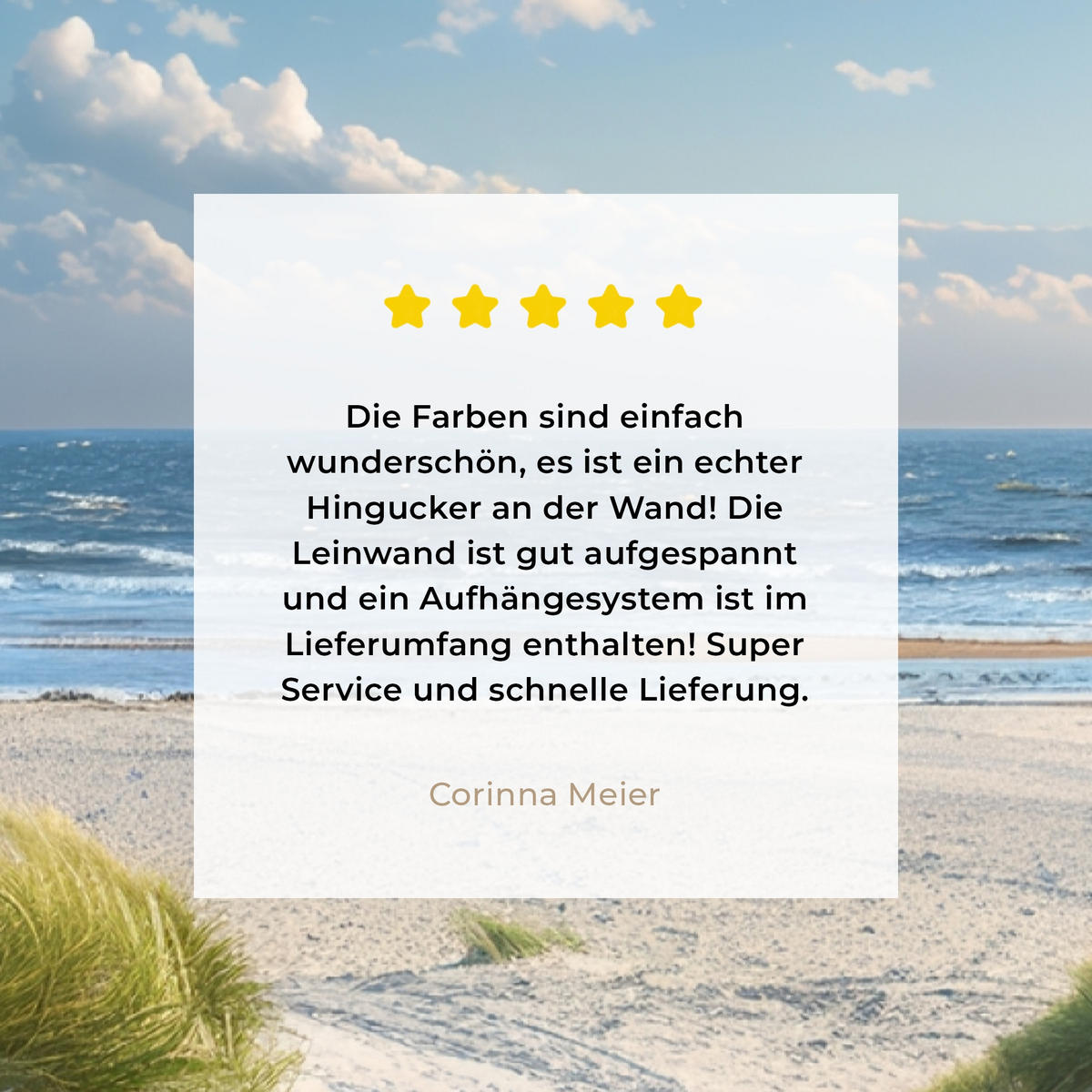 LEINWANDBILD Aussicht - Strand - Fenster - Dünen - Meer Deko Wohnzimmer 20x30 cm - Hellblau, Textil (20/30cm) - MuchoWow