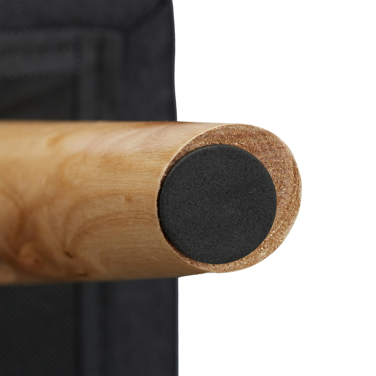 HOCKER - Schwarz, Holz/Holzwerkstoff (40/40/40cm) - Relaxdays