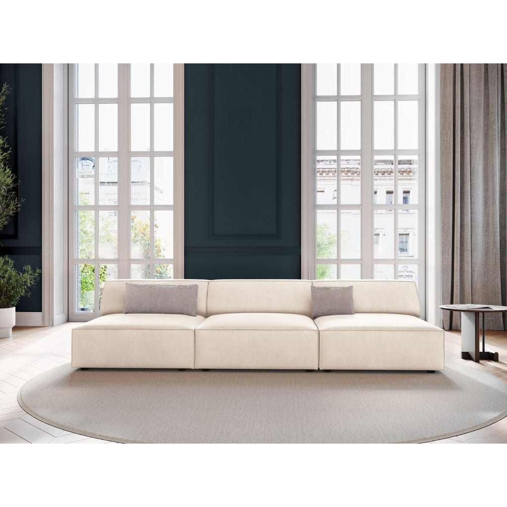 Thumbnail - Micadoni Sofa, Beige, Textil, 3-Sitzer, 240x70x102 cm, Hergestellt in Europa, Oeko-Tex®, Wohnzimmer, Sofas & Couches, So...