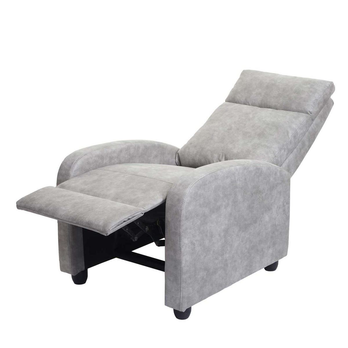 RELAXSESSEL Hellgrau - Hellgrau, Textil (67/102/90cm) - MCW