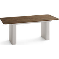 ESSTISCH Riven rechteckig ausziehbar verlängerbar mit Butterfly-Auszug, Eiche Braun Rustikal 180-276/90/76 cm - Kaschmir/Alteiche, Holzwerkstoff/Metall (90/276/76cm) - WFL GROUP